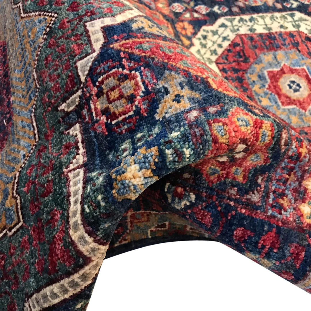 Purple Afghan Mamluk Rug 2'8" x 17'3" Hand-Knotted | No. AL47189