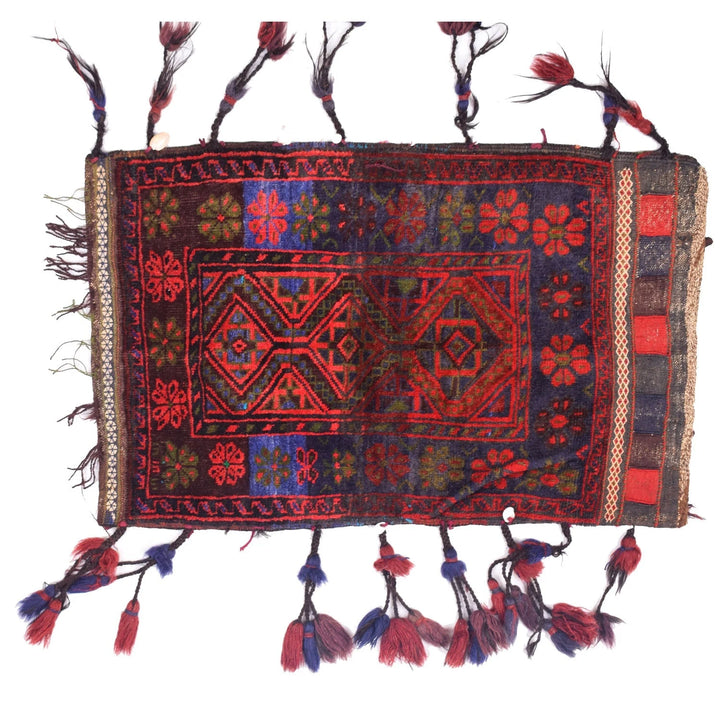 Afghan Balisht Rug 2' " x 3' 2" Hand-Knotted | No. AL47516