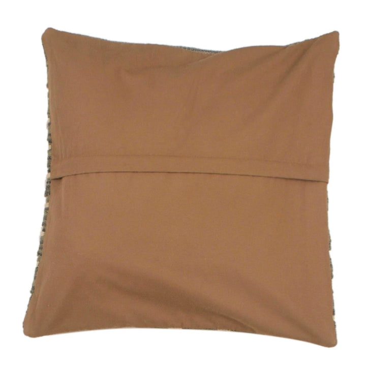 Afghan Geometric Cushion 1' 7" x 1' 5" Flat-Weave | No. AL47646