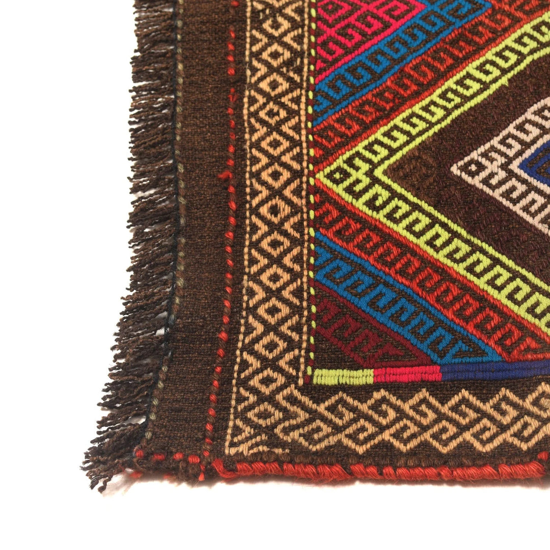 Afghan Kilim Rug 2' 2" x 6' 7" Flat-Weave | No. AL47834