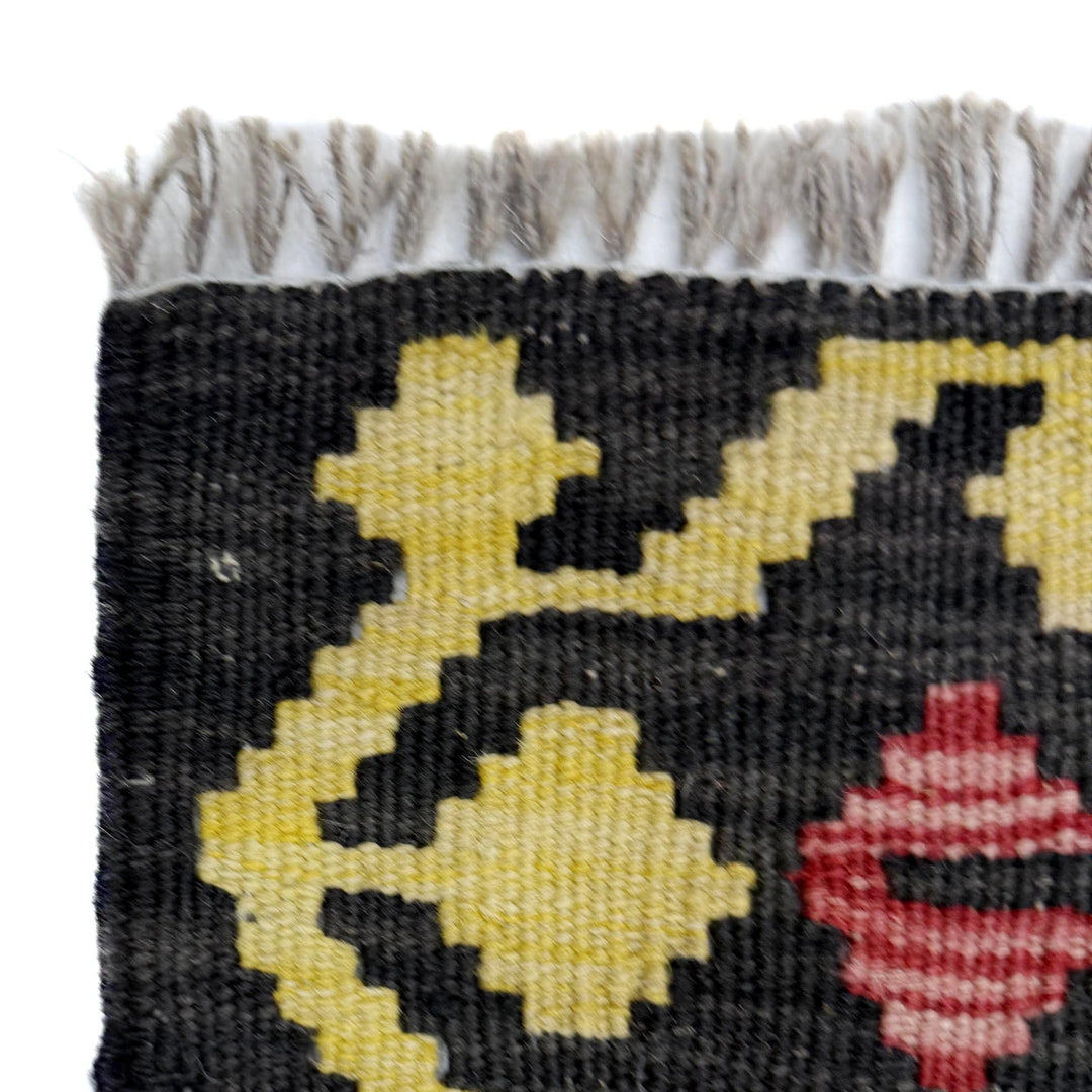 Afghan Vegetable Kilim Rug 5' 2" x 6' 6" Flat-Weave | No. AL478689
