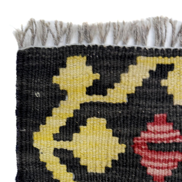 Afghan Vegetable Kilim Rug 5' 2" x 6' 6" Flat-Weave | No. AL478689
