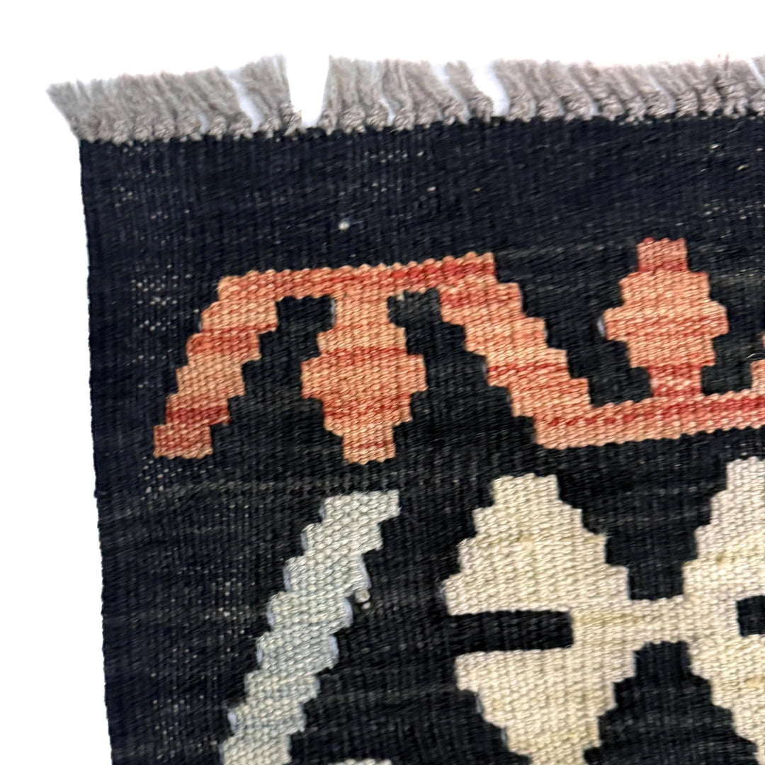 Multicolor Afghan Vegetable Kilim Rug 6' 2" x 8' 3" Flat-Weave | No. AL47949