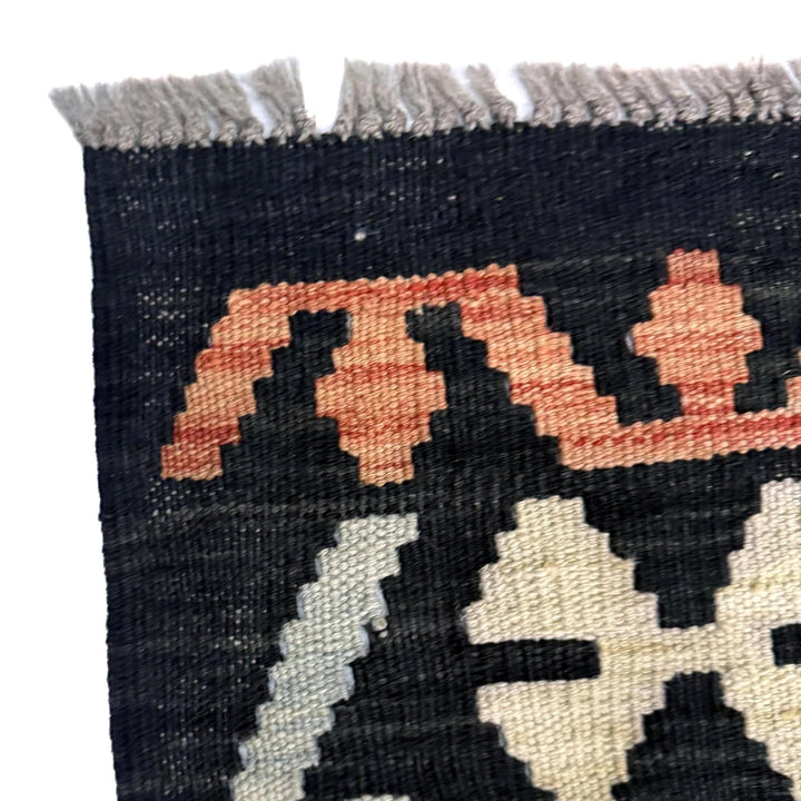 Multicolor Afghan Kilim Rug 6' 2" x 8' 3" Flat-Weave | No. AL47949