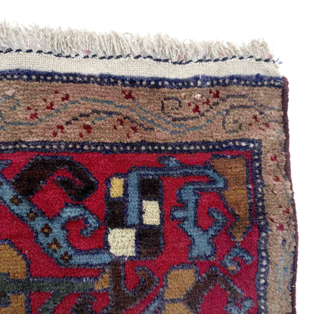 Afghan Baluchi Rug 2' 9" x 4' 8" Hand-Knotted | No. AL47981