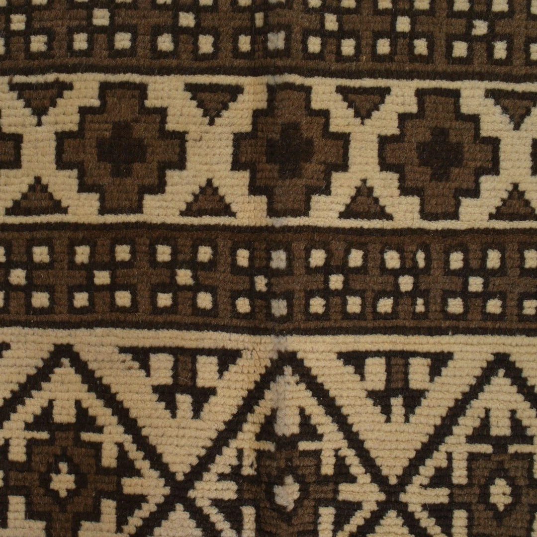 Afghan Baluchi Rug 5' 8" x 8' 7" Hand-Knotted | No. AL48045