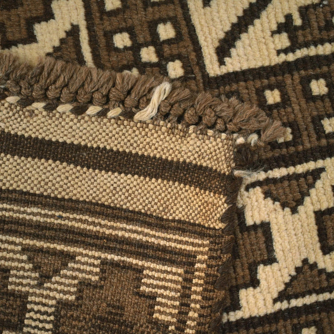 Afghan Baluchi Rug 5' 8" x 8' 7" Hand-Knotted | No. AL48045