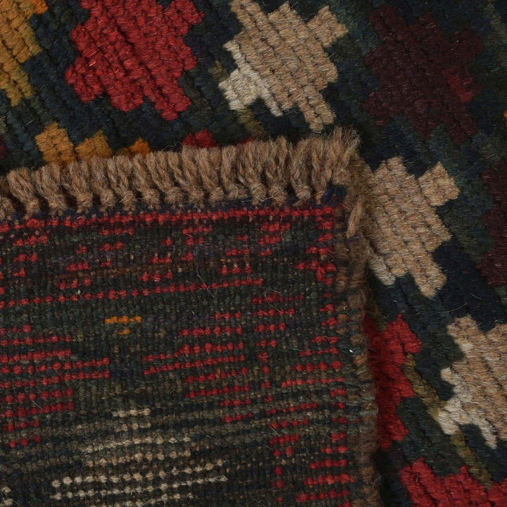 Afghan Baluchi Rug 2' 10" x 4' 5" Hand-Knotted | No. AL48291