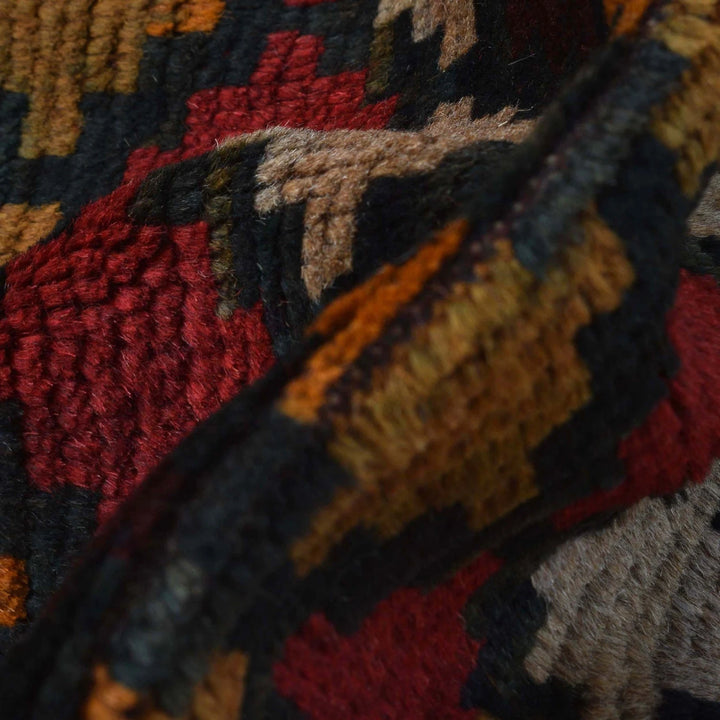 Afghan Baluchi Rug 2' 10" x 4' 5" Hand-Knotted | No. AL48291