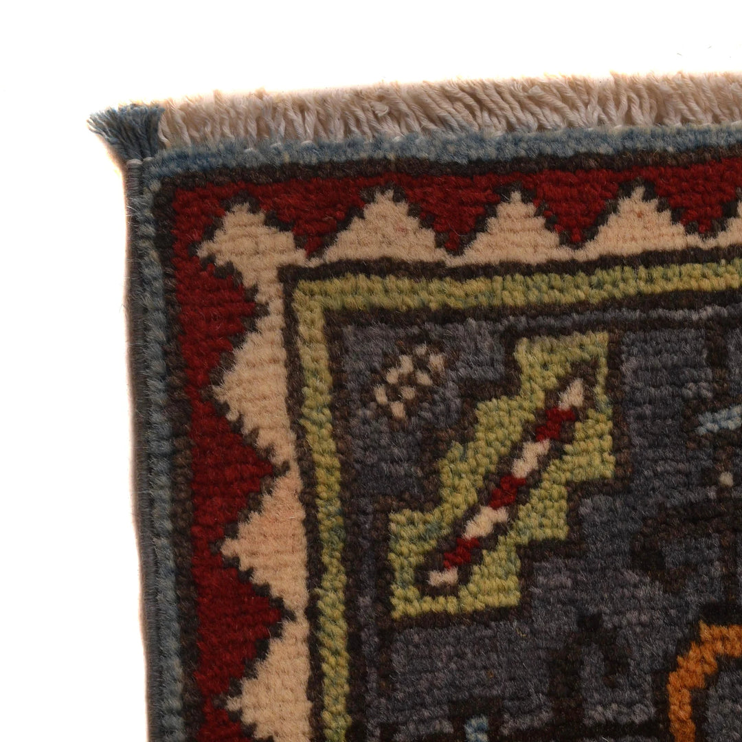 Afghan Mamluk Rug 4' 11" x 6' 7" Hand-Knotted | No. AL48345