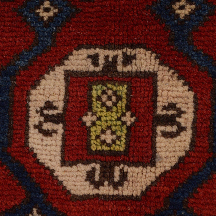 Afghan Mamluk Rug 4' 11" x 6' 7" Hand-Knotted | No. AL48345