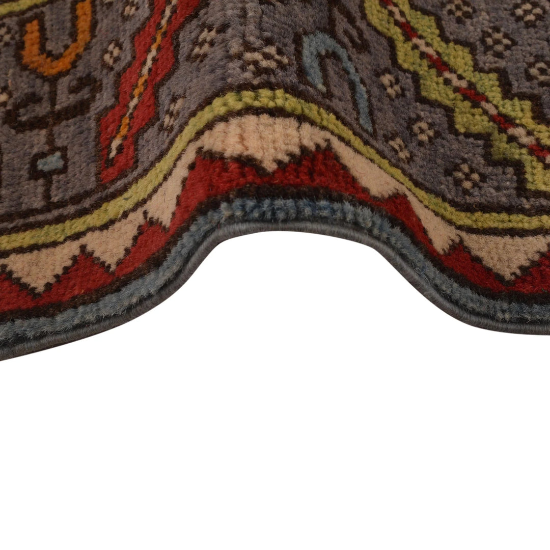Afghan Mamluk Rug 4' 11" x 6' 7" Hand-Knotted | No. AL48345