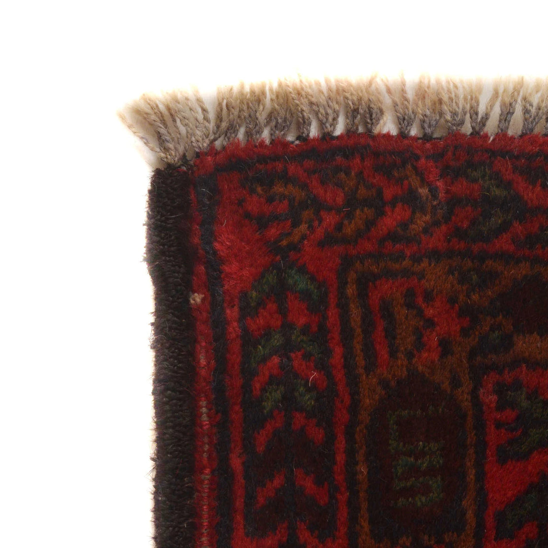 Afghan Baluchi Rug 3' 8" x 6' 2" Hand-Knotted | No. AL48351