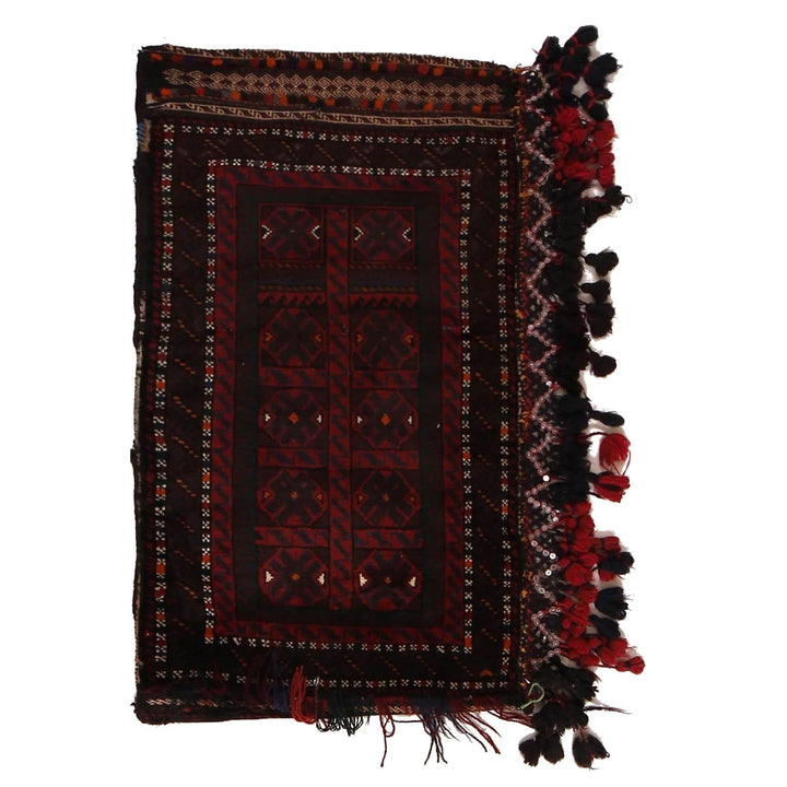 Afghan Balisht Rug 2' 0" x 3' 8" Hand-Knotted | No. AL48358