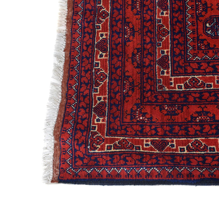 Afghan Khoja Roshnai Rug 4' 11" x 6' 4" Hand-Knotted | No. AL48505