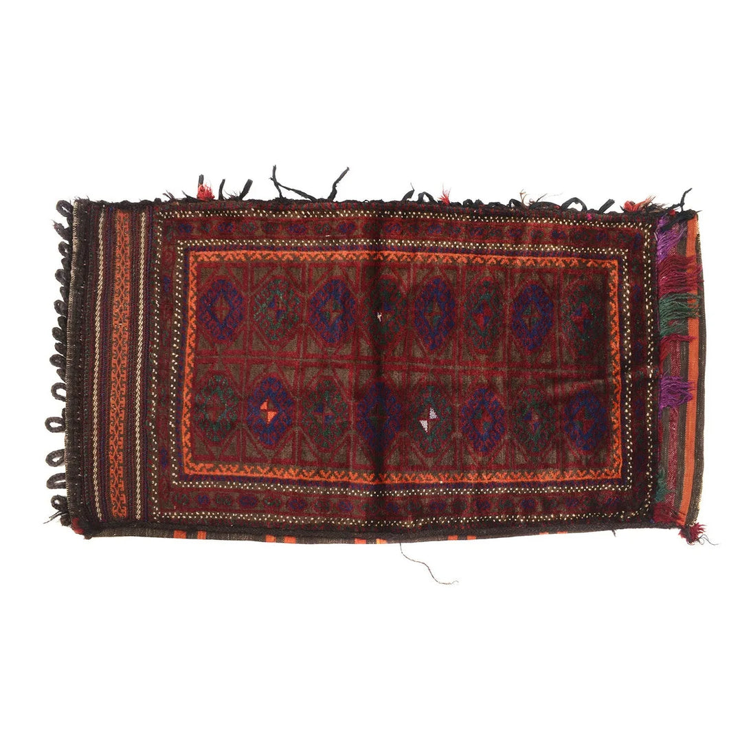 Afghan Balisht Rug 2' " x 3' 9" Hand-Knotted | No. AL49018