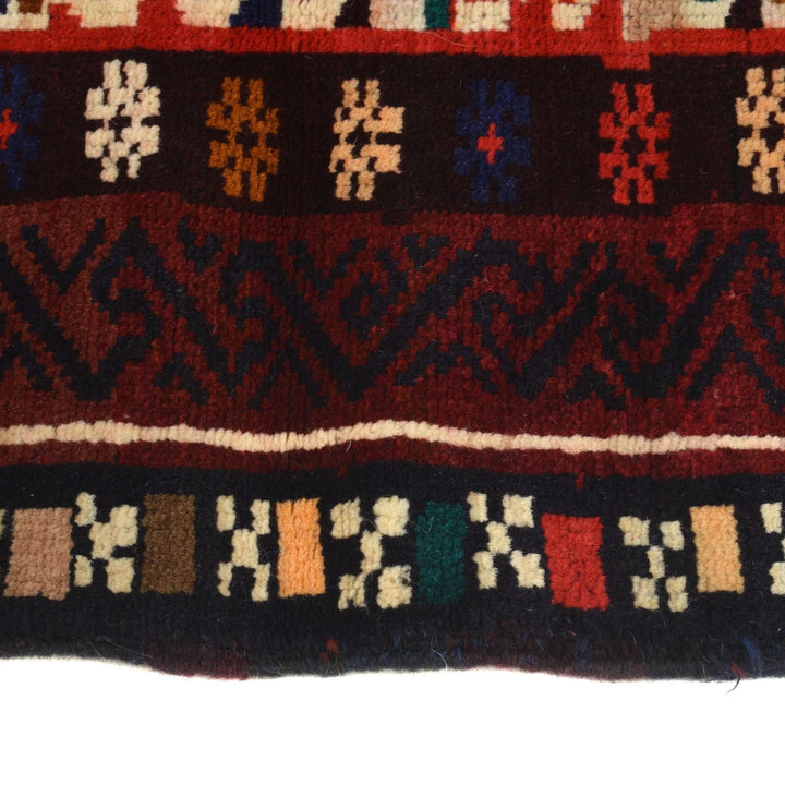 Afghan Baluchi Rug 3' 6" x 6' 0" Hand-Knotted | No. AL49230