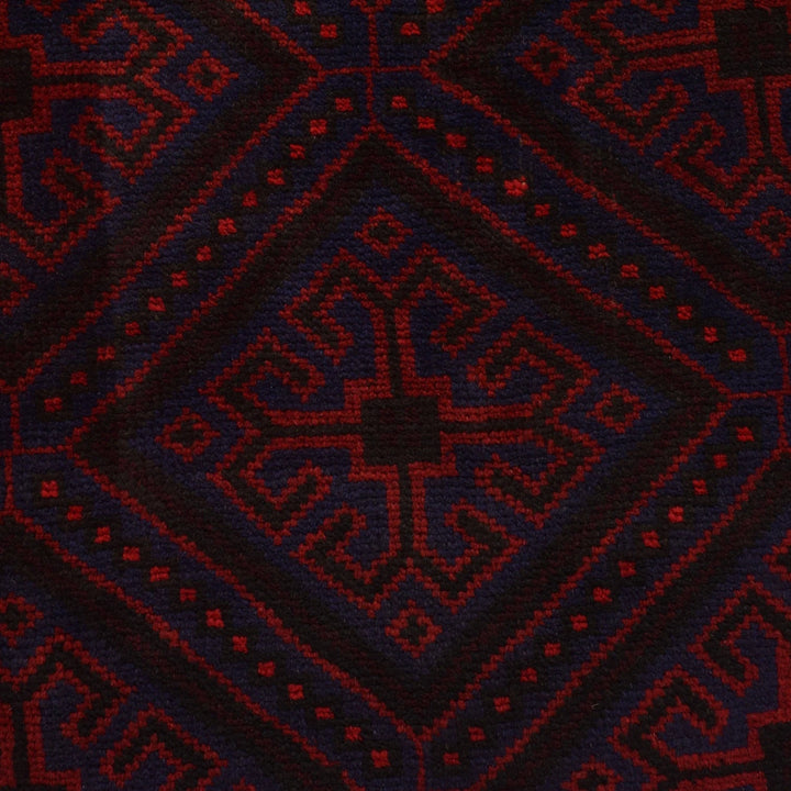 Afghan Baluchi Rug 4' 9" x 7' 10" Hand-Knotted | No. AL49261