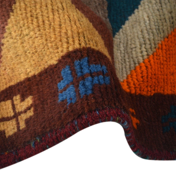 Afghan Baluchi Rug 3' 9" x 6' 0" Hand-Knotted | No. AL49287