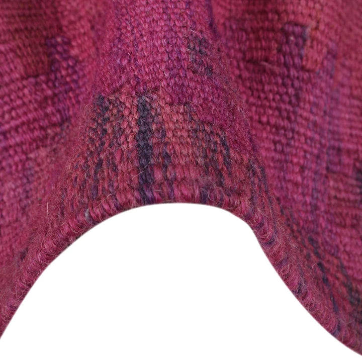 Pink Pakistani Overdyed Kilim Rug 2' 6" x 4' 1" Flat-Weave | No. AL49596