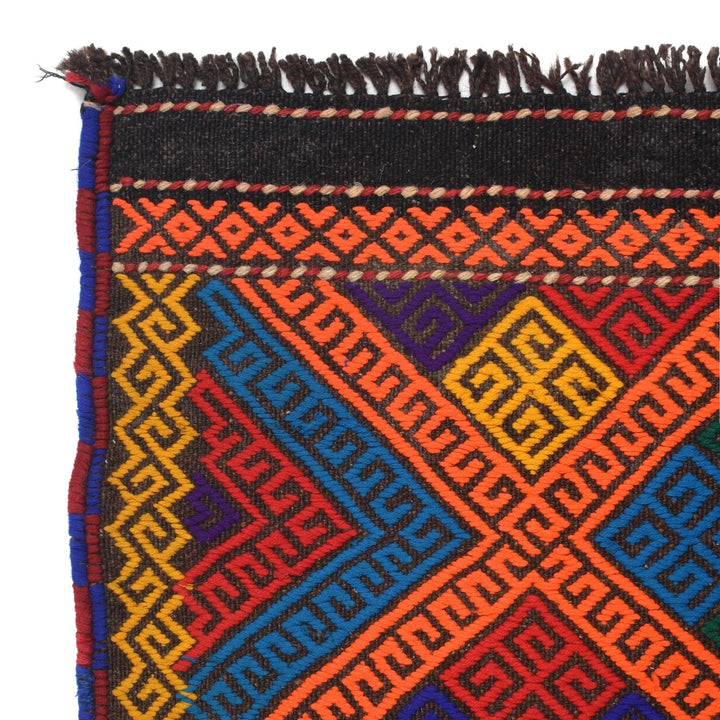 Afghan Kilim Rug 2' 2" x 11' 0" Flat-Weave | No. AL50023