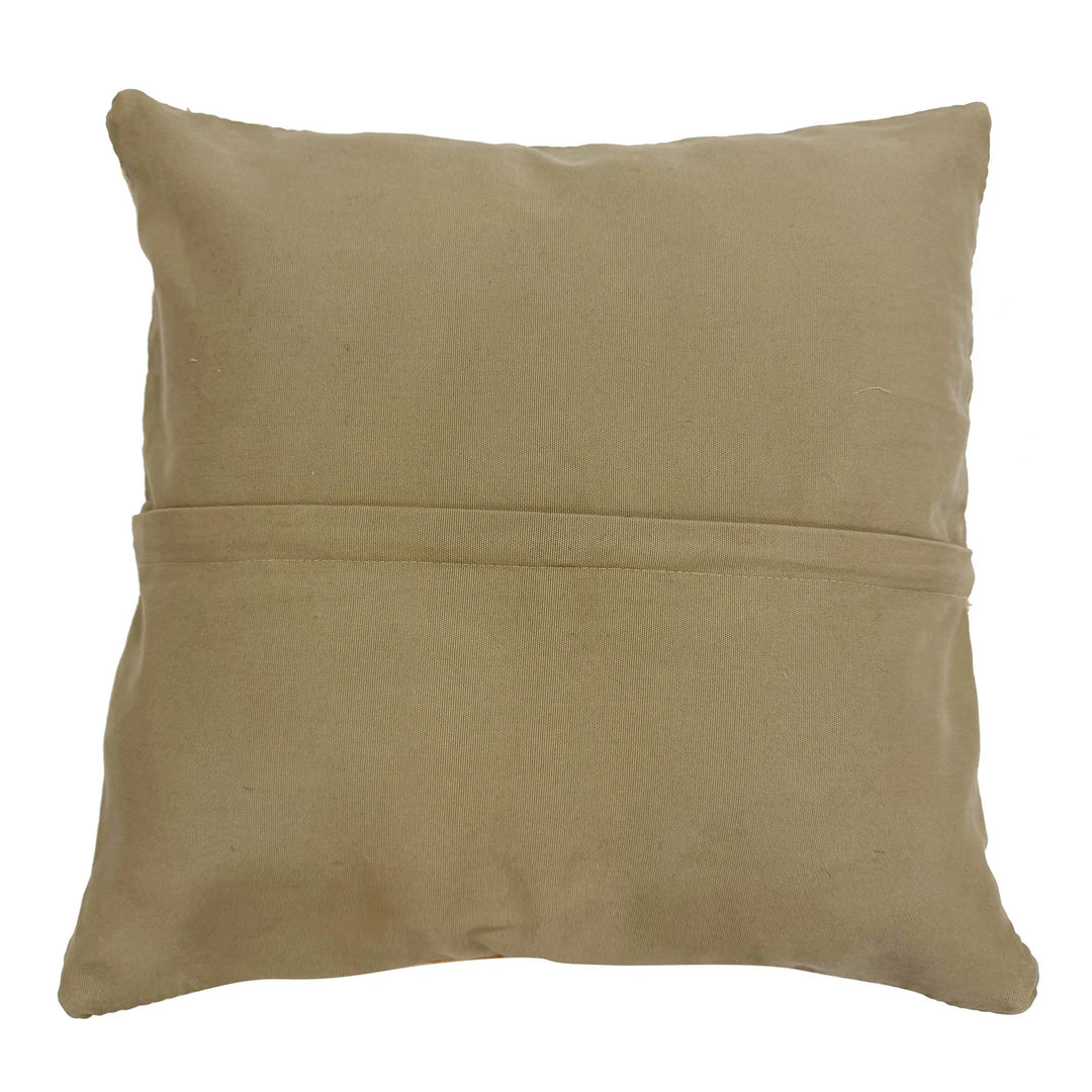 Afghan Geometric Cushion 1' 5" x 1' 6" Hand-Knotted | No. AL500981