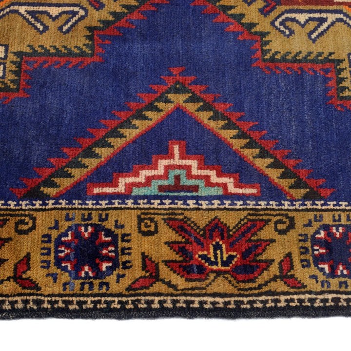 Afghan Baluchi Rug 2' 9" x 4' 11" Hand-Knotted | No. AL50278