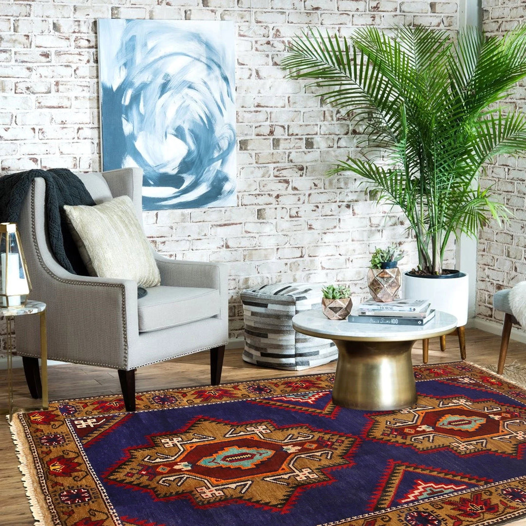 Afghan Baluchi Rug 2' 9" x 4' 11" Hand-Knotted | No. AL50278