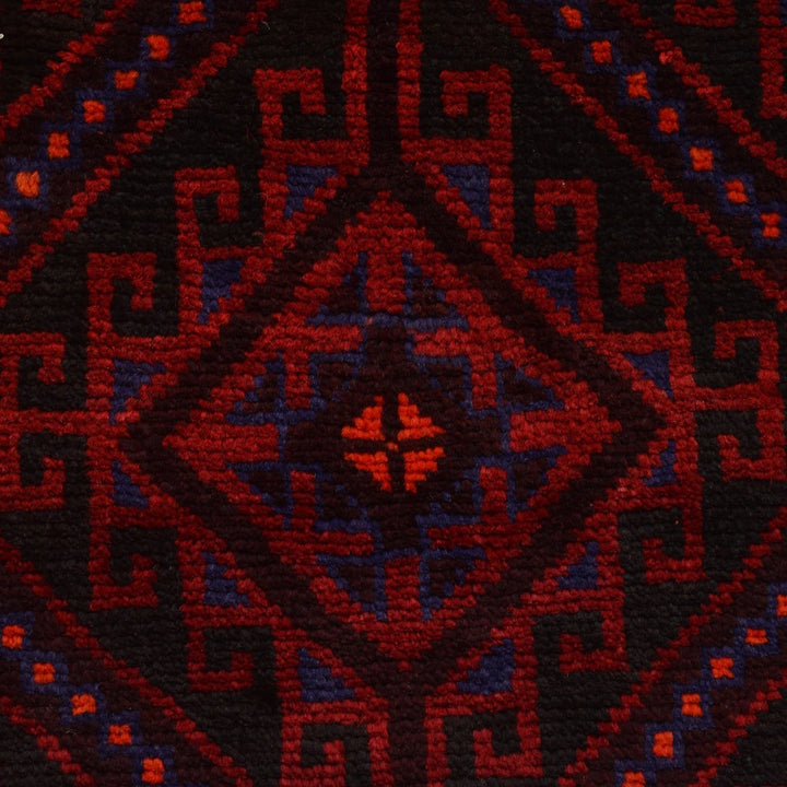 Afghan Baluchi Rug 4' 7" x 7' 11" Hand-Knotted | No. AL50754