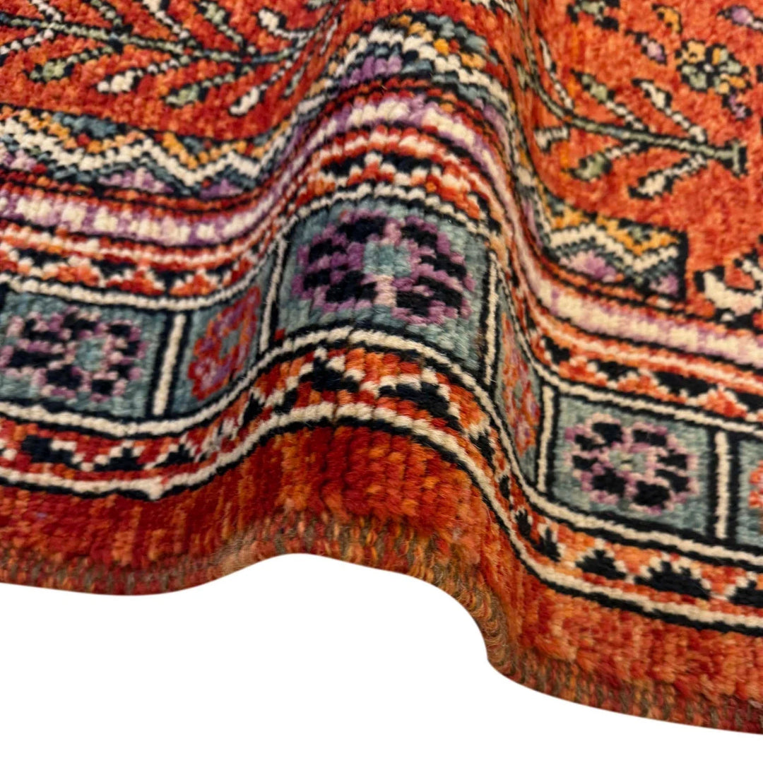 Afghan Sherazi Rug 5' 9" x 7' 9" Hand-Knotted | No. AL50825