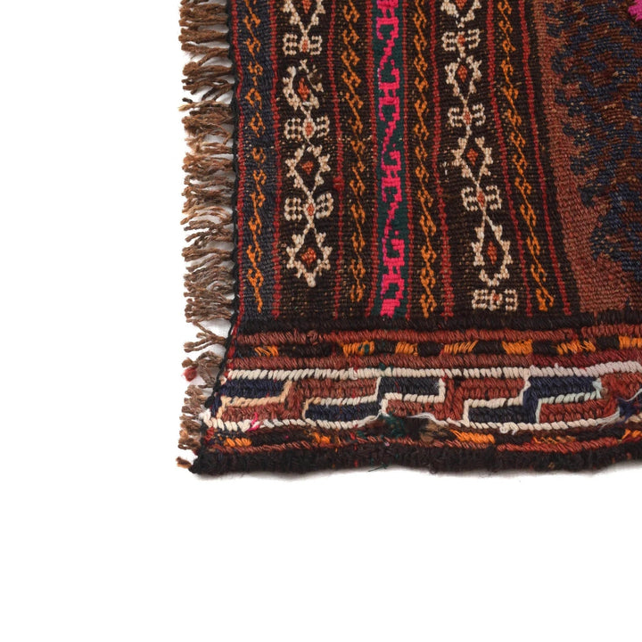 Afghan Laghari Kilim Rug 4' 6" x 6' 1" Flat-Weave | No. AL51115