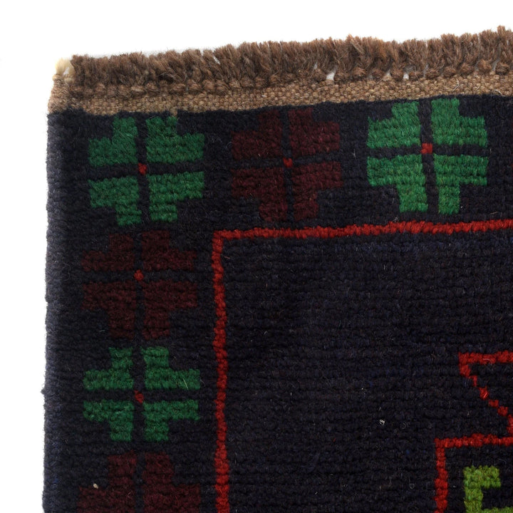 Afghan Baluchi Rug 4' 2" x 6' 6" Hand-Knotted | No. AL51236