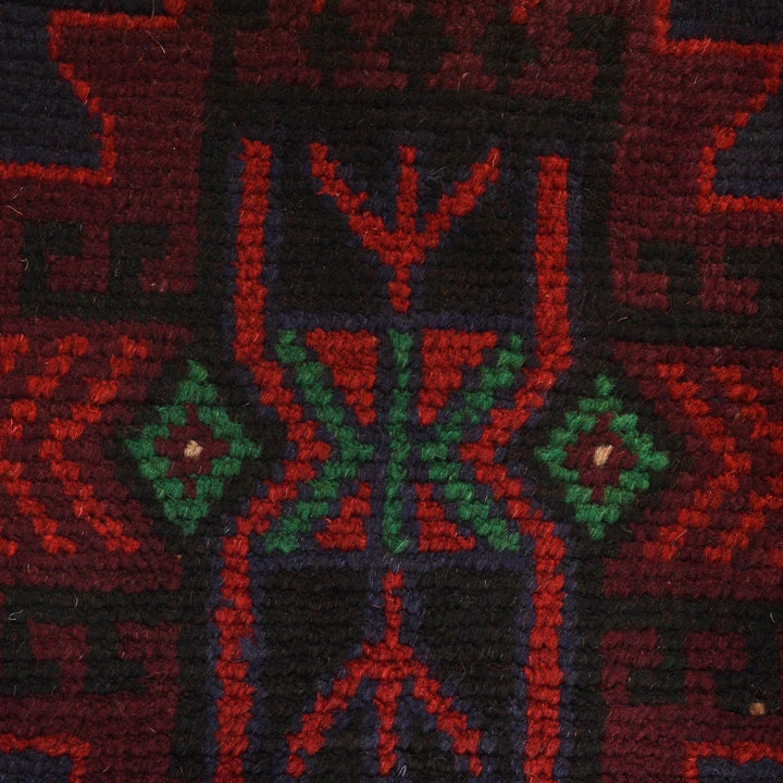 Afghan Baluchi Rug 4' 2" x 6' 6" Hand-Knotted | No. AL51236