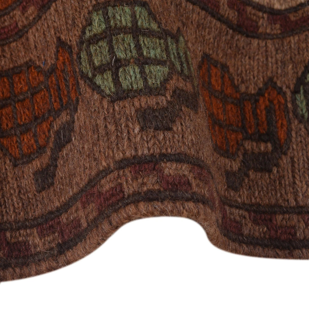Afghan War Kilim Rug 3' 5" x 4' 5" Flat-Weave | No. AL51277