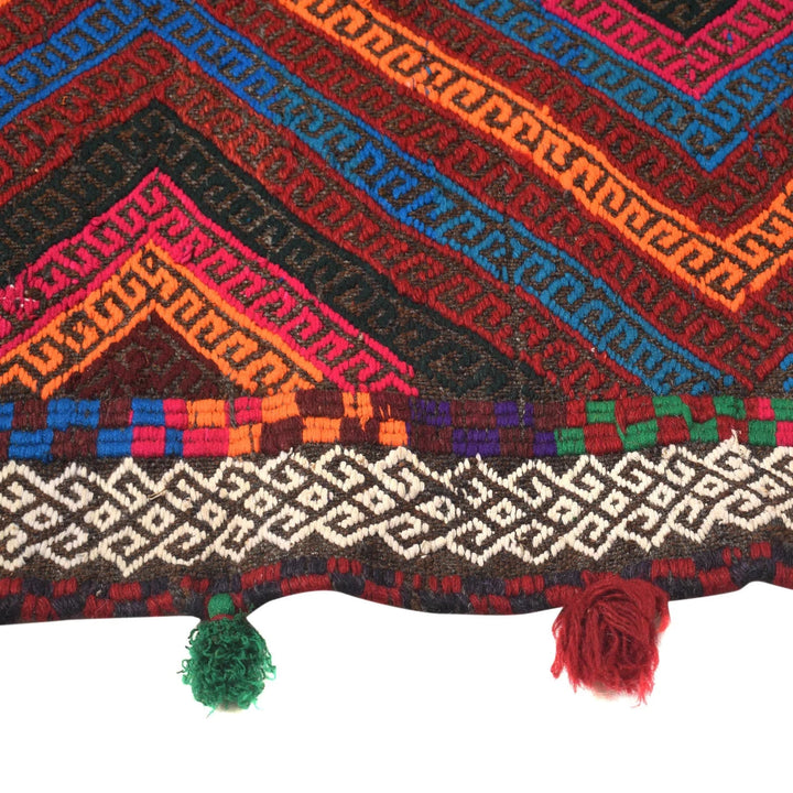 Afghan Kilim Rug 2' 7" x 8' 11" Flat-Weave | No. AL51342