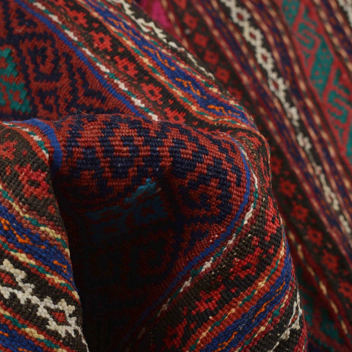 Afghan Kilim Rug 4' 2" x 6' 7" Flat-Weave | No. AL51822