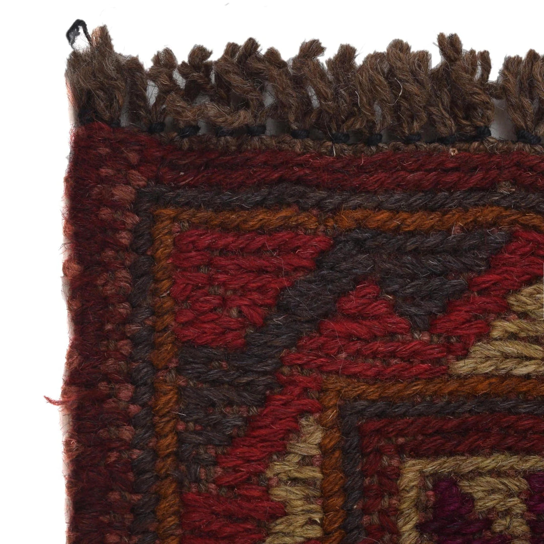 Afghan Mashwani Rug 3' 9" x 4' 0" Hand-Knotted | No. AL51926