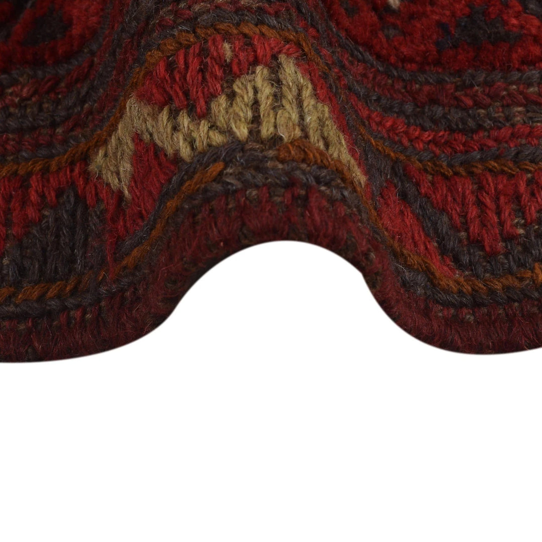 Afghan Mashwani Rug 3' 9" x 4' 0" Hand-Knotted | No. AL51926