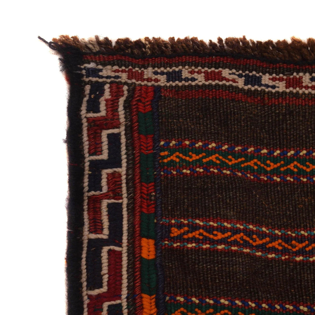 Afghan Kilim Rug 4' 5" x 7' 3" Flat-Weave | No. AL52008
