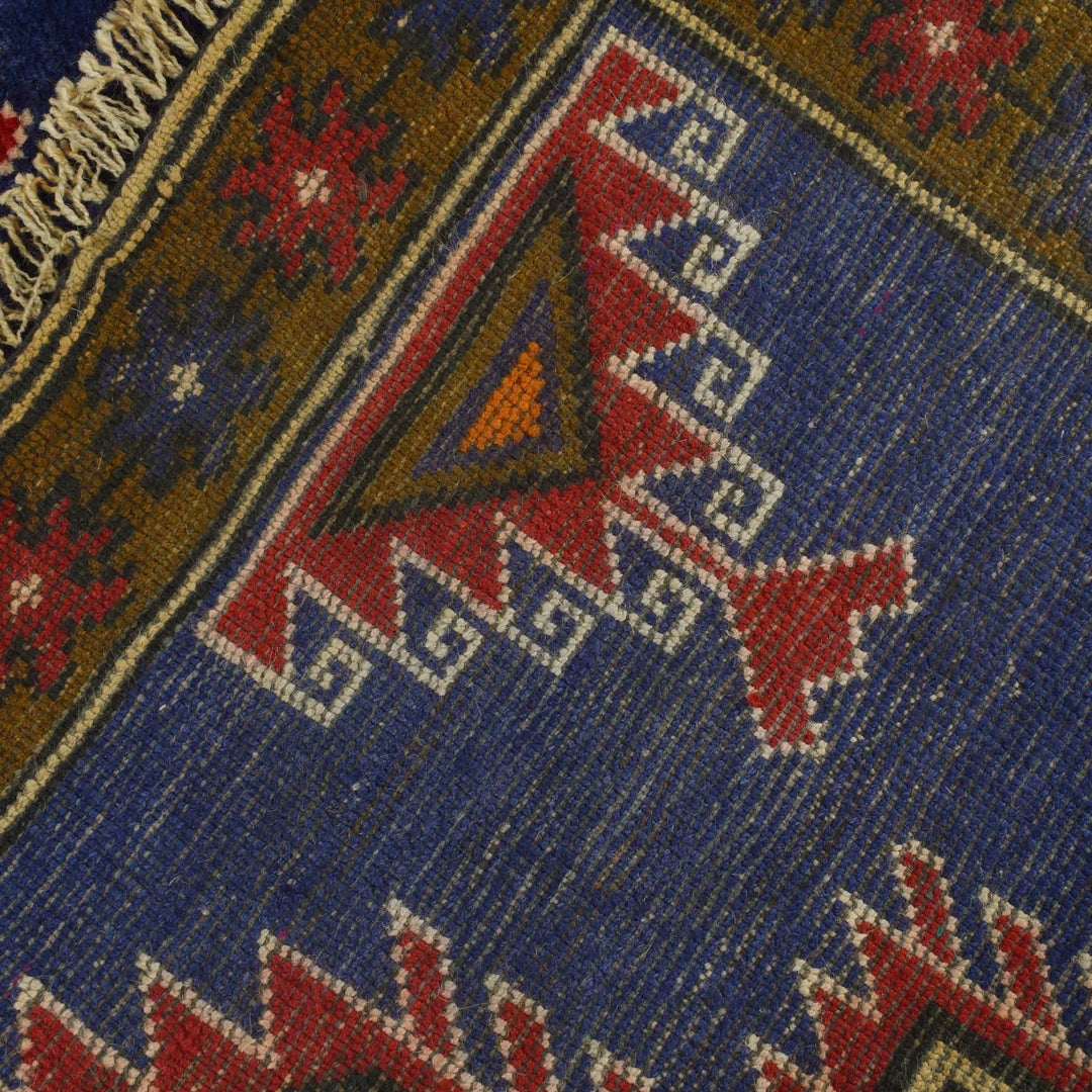 Afghan Baluchi Rug 3' 0" x 4' 8" Hand-Knotted | No. AL52090
