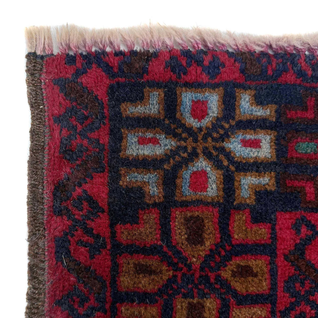 Afghan Baluchi Rug 2' 10" x 4' 6" Hand-Knotted | No. AL52143