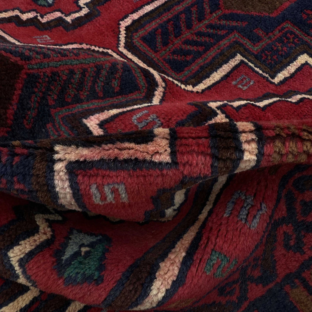 Afghan Baluchi Rug 2' 10" x 4' 6" Hand-Knotted | No. AL52143