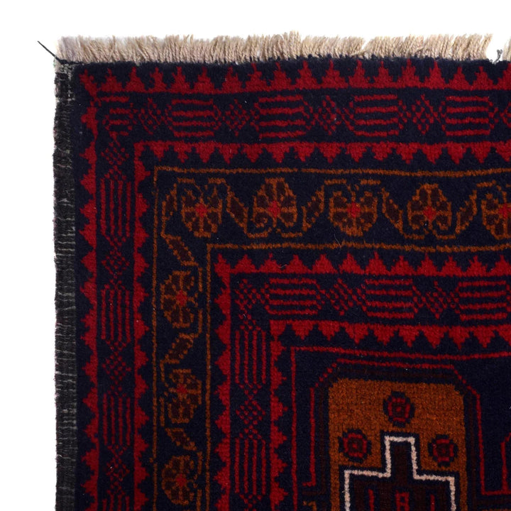 Afghan Baluchi Rug 9' 10" x 13' 3" Hand-Knotted | No. AL52341