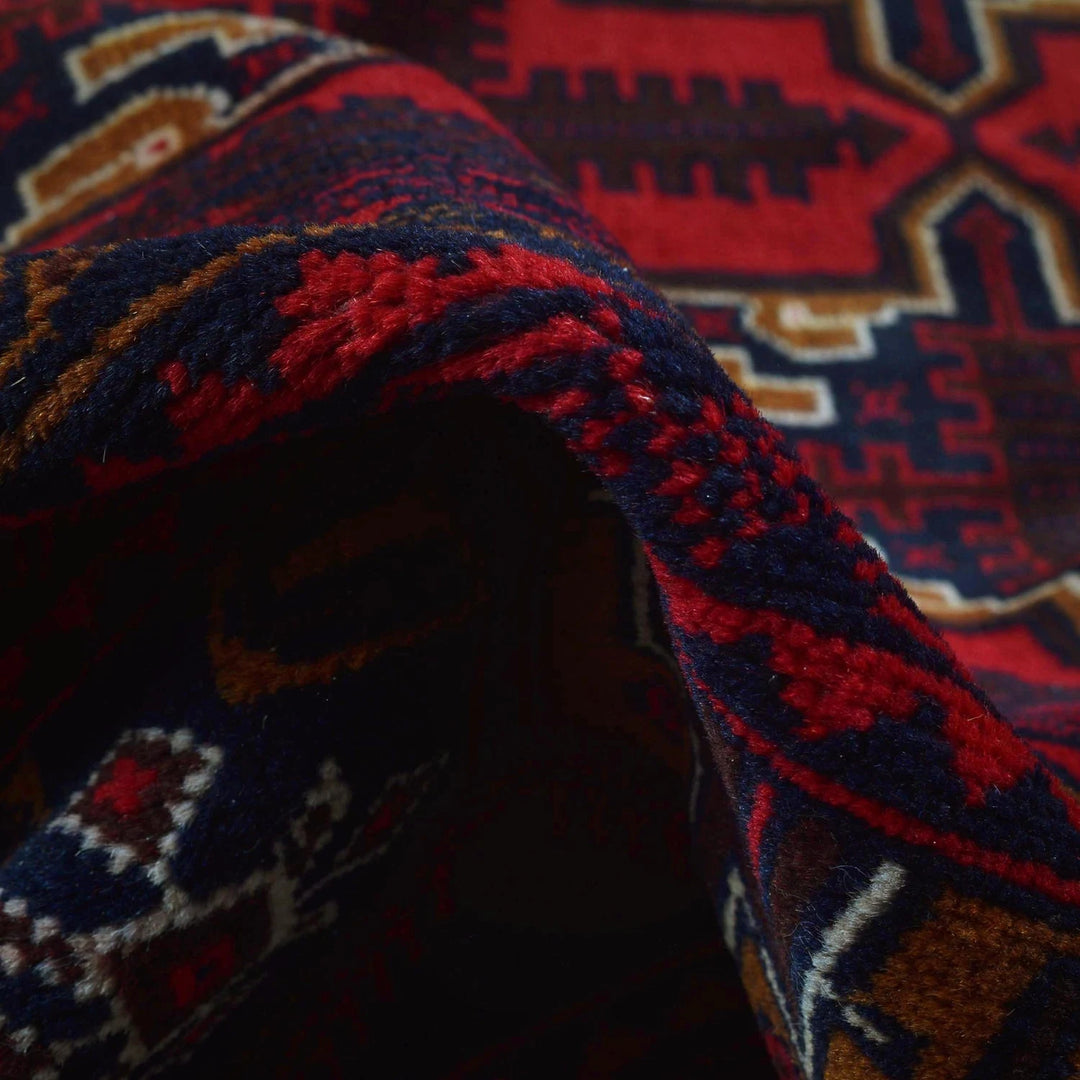 Afghan Baluchi Rug 9' 10" x 13' 3" Hand-Knotted | No. AL52341