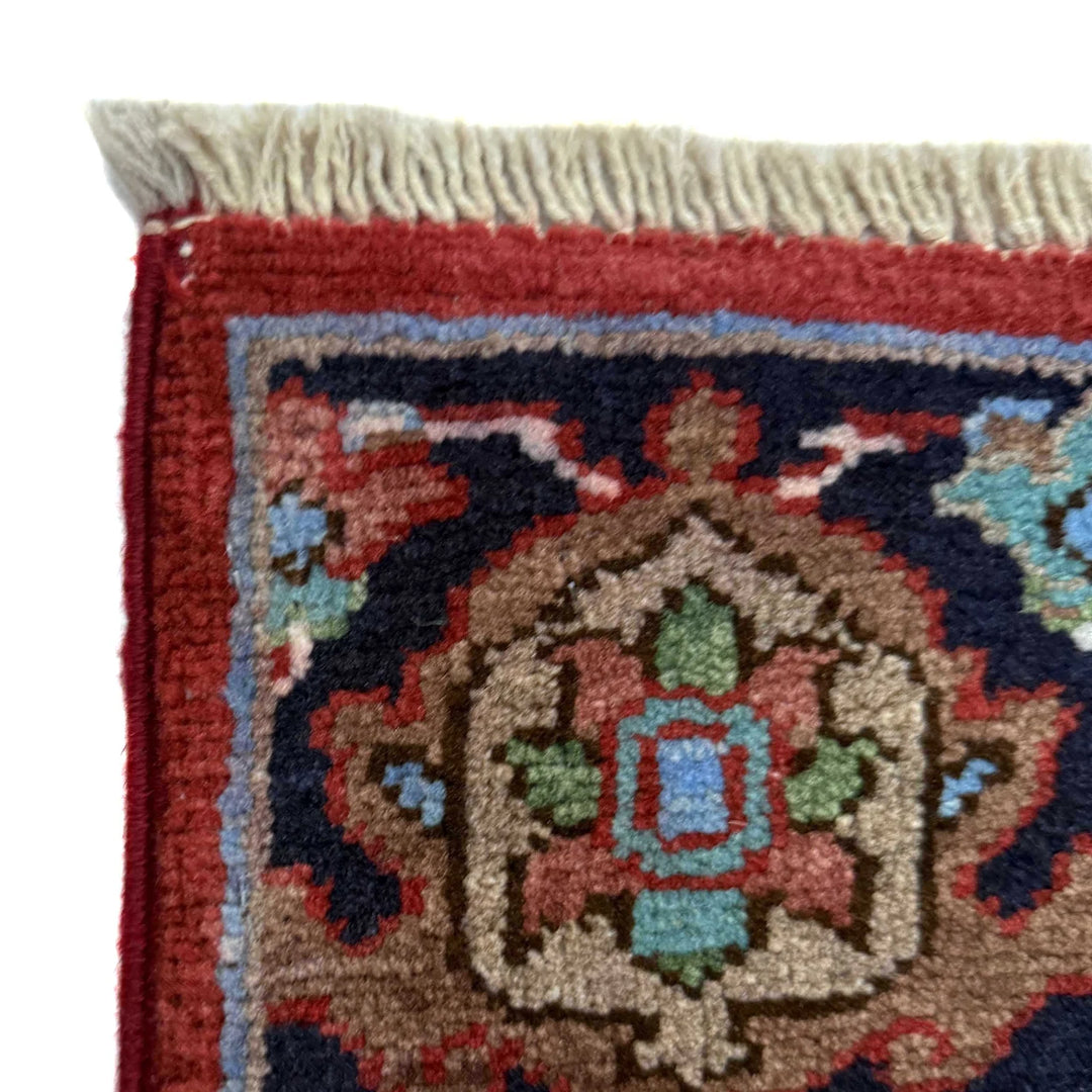 Afghan Heriz Rug 2' 8" x 4' 2" Hand-Knotted | No. AL52355