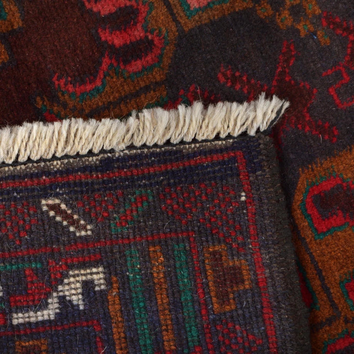 Afghan Baluchi Rug 4' 0" x 6' 4" Hand-Knotted | No. AL52433