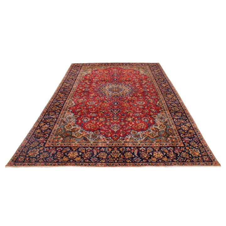 Persian Isfahan Rug 7' 5" x 11' 2" Hand-Knotted | No. AL52468