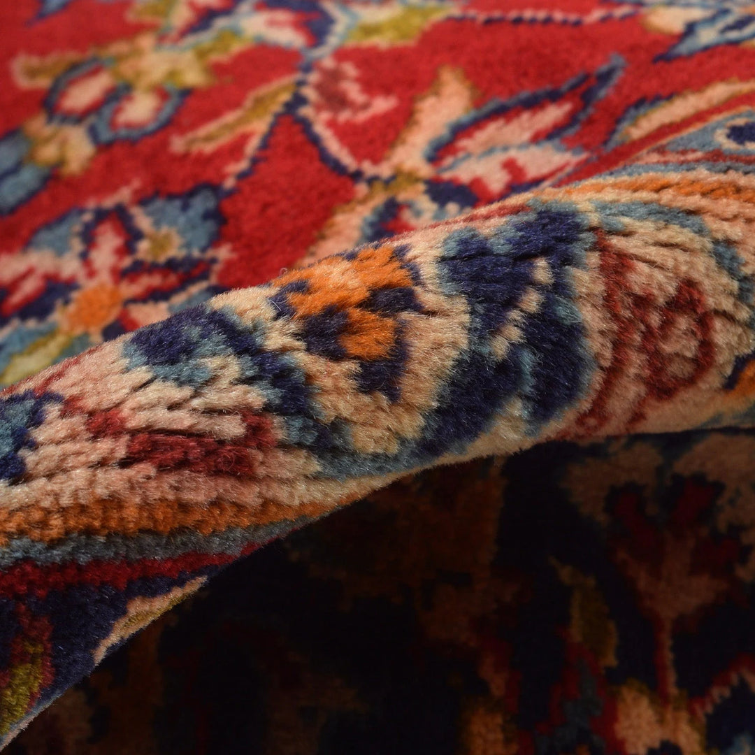 Persian Isfahan Rug 7' 5" x 11' 2" Hand-Knotted | No. AL52468