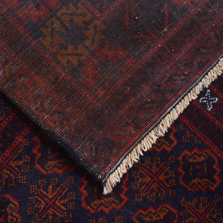 Afghan Baluchi Rug 4' 9" x 7' 9" Hand-Knotted | No. AL52732