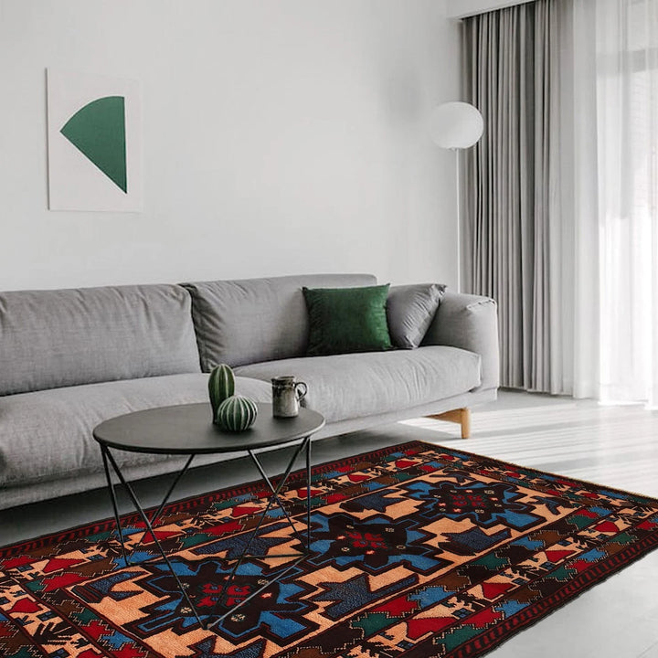 Afghan Baluchi Rug 2' 11" x 4' 10" Hand-Knotted | No. AL52969